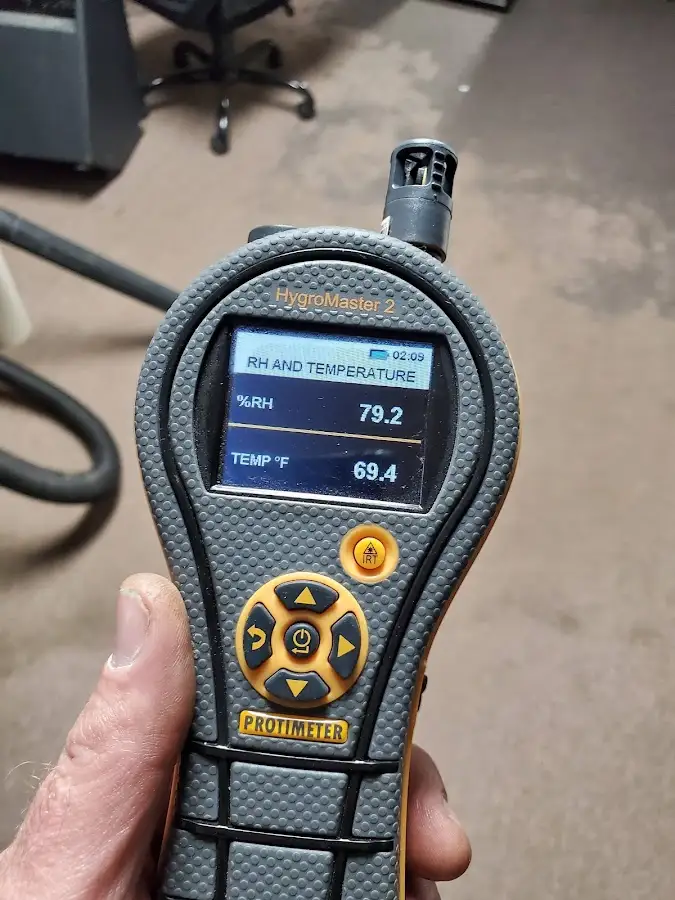 Moisture meter humidity assessment for Mold Remediation & Removal in Rosedale